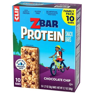 �Y�B�[�o�[ �v���e�C�� �`���R�`�b�v �N���X�s�[�o�[ 10�{�� Zbar Protein Chocolate Chip Flavor Crispy Snack Bars, Gluten Free Protein Bars, 10ct �y�����񂹏��i�z