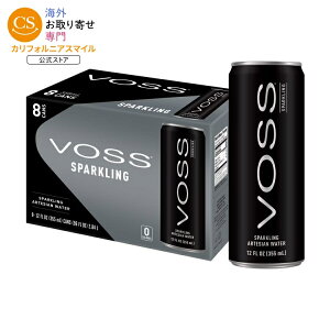���H�X �X�p�[�N�����O�E�H�[�^�[ 355ml 8�ʃp�b�N Voss Sparkling Water, 12 fl oz, 8 pack Cans �y�����񂹏��i�z