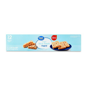 �y�E�H���}�[�g�u�����h�z�O���[�g�o�����[ �N���X�s�[���C�X�g���[�g 12���� Great Value Crispy Rice Treats, 14.4 oz, 12 Count �y�����񂹏��i�z