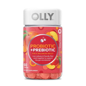�I���[ �v���o�C�I�e�B�N�X�{�v���o�C�I�e�B�N�X �O�~ 60�� OLLY Probiotic + Prebiotic Gummy, Adult Digestive + Gut Health Supplement, 60 Ct �y�����񂹏��i�z