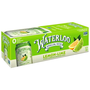 �E�H�[�^�[���[ �X�p�[�N�����O�E�H�[�^�[ ���������C�� 355ml 12�{�p�b�N Waterloo Sparkling Water, Lemon-Lime, 12 fl oz, 12 Pack Cans �y�����񂹏��i�z