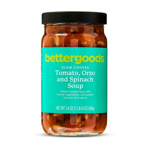 �y�E�H���}�[�g�u�����h�z�x�^�[�O�b�Y �g�}�g���I���]���ق���� �X�[�v 680g bettergoods Slow Cooked Tomato, Orzo and Spinach Soup, 24 oz �y�����񂹏��i�z