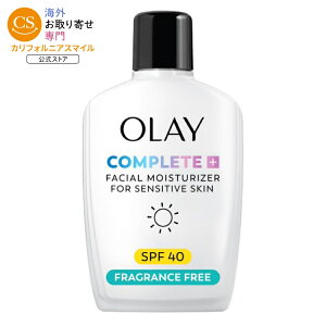 �I���C �R���v���[�g�v���X SPF40 �q�����p �t�F�C�X�p�ێ��N���[�� ������ �Z���~�h�z�� ��170g Olay Complete+ Face Moisturizer with Sunscreen SPF 40, For Sensitive Skin, 6 Oz �y�����񂹏��i�z