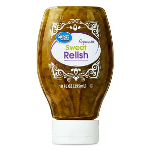 �y�E�H���}�[�g�u�����h�z�O���[�g�o�����[ �X�C�[�g �X�N�C�[�Y�����b�V�� 296mL �{�g�� Great Value Sweet Squeeze Relish, 10 fl oz Bottle �y�����񂹏��i�z