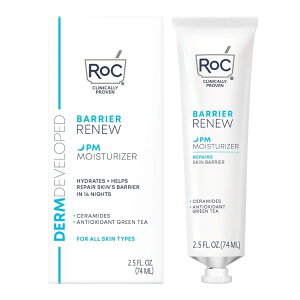 yAJEH}[gizRoC bN oAj[ PM iCgCX`CU[ S^Cvp 74mL RoC Barrier Renew PM Night Moisturizer, All Skin Types, 2.5 fl oz y񂹏izy킹Ĕ