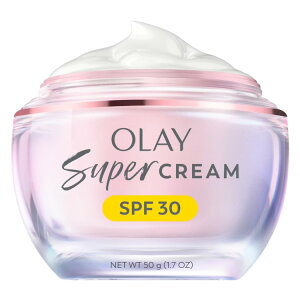 yAJEH}[gizIC X[p[N[ SPF30 iCAVA~h r^~C R[Qyv`hz 48g Olay Super Cream with Sunscreen SPF 30, Face Moisturizer with Sun Protection, 1.7oz y