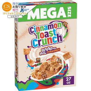 �V�i�����g�[�X�g�N�����` ���H�V���A�� ���K�T�C�Y 765g Cinnamon Toast Crunch Breakfast Cereal Mega Size, 27 oz �y�����񂹏��i�z