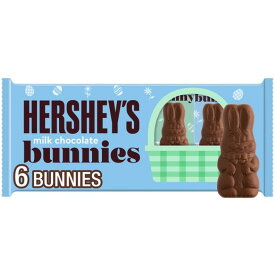 [限定版] ハーシーズ ミルクチョコレートバニー イースターキャンディ 34g×6個 HERSHEY'S Milk Chocolate Bunnies, Easter Candy Packs, 1.2 oz (6 Count) 【お取り寄せ商品】