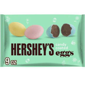 [限定版] ハーシーズ キャンディコート ミルクチョコレートエッグ イースターキャンディ 255g HERSHEY'S Candy Coated Milk Chocolate Eggs, Easter Candy Bag, 9 oz 【お取り寄せ商品】