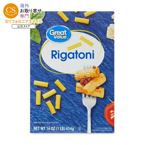 �O���[�g�o�����[ ���K�g�[�j �p�X�^ ��454g Great Value Rigatoni, 16 oz �y�����񂹏��i�z