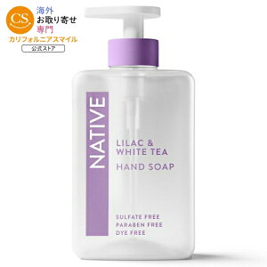 �l�C�e�B�u ���L�b�h�n���h�\�[�v ���C���b�N���z���C�g�e�B�[ ��384ml Native Liquid Hand Soap, Lilac & White Tea, Naturally Derived Cleansers, 13 fl oz �y�����񂹏��i�z