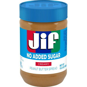 yAJEH}[gizWt Y N[~[s[ibco^[Xvbh 440g Jif No Added Sugar Creamy Peanut Butter Spread, 15.5 oz y񂹏iz