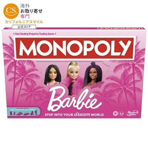 ���m�|���[ �o�[�r�[ �G�f�B�V���� �{�[�h�Q�[�� 26�l�p 8�Έȏ� Monopoly: Barbie Edition Board Game, Family Games for 2-6 Players, Ages 8+ �y�����񂹏��i�z