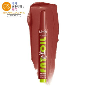 NYX �v���t�F�b�V���i�� ���C�N�A�b�v �t�@�b�g�I�C�� �X���b�N�N���b�N �S�[�C���O�o�C�����i���[�Y�j NYX Professional Makeup Fat Oil Slick Click, Going Viral (Rose) �y�����񂹏��i�z