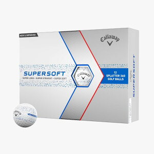 �L�����E�F�C�S���t 2023 �X�[�p�[�\�t�g �X�v���b�^�[�u���[ �S���t�{�[�� 12���� Callaway Golf 2023 Supersoft Splatter Blue Golf Ball 12pk �y�����񂹏��i�z