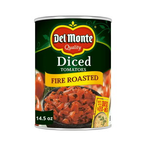 �f�������e �t�@�C���[���[�X�g �_�C�X�J�b�g�g�}�g 411g �� Del Monte Fire Roasted Diced Tomatoes, 14.5 oz Can �y�����񂹏��i�z