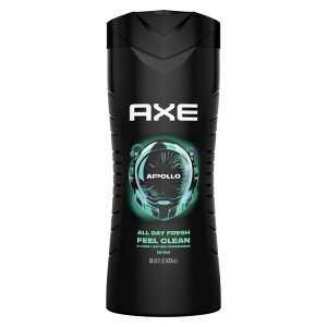 yAJEH}[gizAbNX A| Y{fBEHbV Z[WV_[Ebh̍ 473mL Axe Apollo Refreshing Long Lasting Men's Body Wash, Sage and Cedarwood, 16 fl oz y񂹏izy
