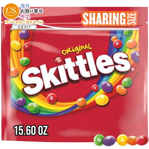 �X�L�b�g���Y �I���W�i�� �`���[�C�[�L�����f�B �V�F�A�����O�T�C�Y 442.3g Skittles Original Chewy Candy Sharing Size 15.6 oz �y�����񂹏��i�z