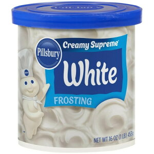 �s���Y�x���[ �N���[�~�[ �V���v���[�� �z���C�g �t���X�e�B���O 454g Pillsbury Creamy Supreme White Frosting, 16 oz Tub �y�����񂹏��i�z