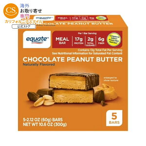 �G�N�G�[�g �`���R���[�g�s�[�i�b�c�o�^�[ �~�[���o�[ 5�{�� Equate Chocolate Peanut Butter Meal Bar, 5 Ct �y�����񂹏��i�z