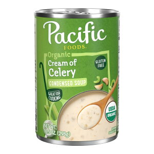 �p�V�t�B�b�N�t�[�Y �I�[�K�j�b�N �Z�k�Z�����N���[���X�[�v 298g Pacific Foods Organic Condensed Cream of Celery Soup, 10.5 oz Can �y�����񂹏��i�z