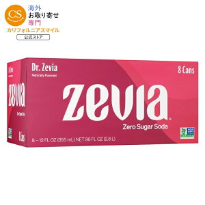 �[�r�A �[���V���K�[�\�[�_ �h�N�^�[�[�r�A �\�[�_�|�b�v 355ml 8�{ Zevia Zero Calorie, No Sugar Dr. Zevia Soda Pop, 12 fl oz, 8 Pack Cans �y�����񂹏��i�z