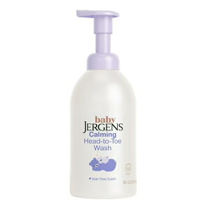 yAJEH}[gizW[QY xr[pA^CvSgVv[{fBEHbV J[~O  532mL ܂oɂ Baby Jergens Calming Foaming Wash, Tear-free Baby Shampoo and Body W