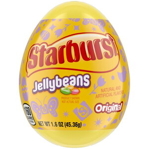 [�����] �X�^�[�o�[�X�g �I���W�i�� �W�F���[�r�[���G�b�O �C�[�X�^�[�L�����f�B 45g Starburst Original Jelly Bean Egg Easter Candy - 1.6 oz �y�����񂹏��i�z