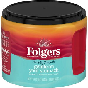�t�H���W���[�Y �V���v���[ �X���[�X �}�C���h���[�X�g ���R�[�q�[ ��765g Folgers Simply Smooth Ground Coffee, Mild Roast, 27 Ounces �y�����񂹏��i�z