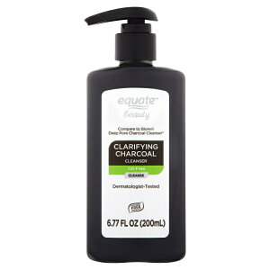 yAJEH}[gizGNG[g `R[NU[ 痿 200mL Equate Clarifying Charcoal Cleanser for Face Care, 6.77 fl o y񂹏iz