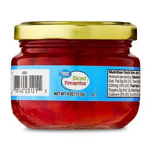 �y�E�H���}�[�g�u�����h�z�O���[�g�o�����[ �_�C�X�J�b�g�s�[�}�� 113g Great Value Diced Pimientos, 4 oz �y�����񂹏��i�z