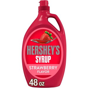 yAJEH}[gizn[V[Y Xgx[t[o[Vbv {g 1.36kg Hershey's Strawberry Flavored Syrup, Bottle 48 oz y񂹏izy킹Ĕz