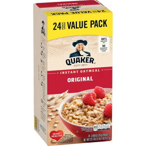 yAJEH}[gizNG[J[ IWiCX^gI[g~[ 24ܓ Quaker Original Instant Oatmeal, 24 Count, 0.98 oz Packets y񂹏iz