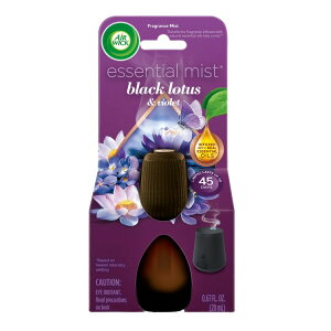 yAJEH}[gizGAEBbN GbZV~Xg tB ubN[^XoCIbg̍ 1{ Air Wick Essential Mist Scented Oil Air Freshener Diffuser Refill, Black Lotus and Viole