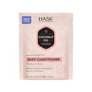 yAJEH}[giznXN RRibcIC ibVO fB[vRfBVi[ pPbg 50g Hask Coconut Oil Nourishing Deep Conditioner Packet 1.75oz y񂹏iz