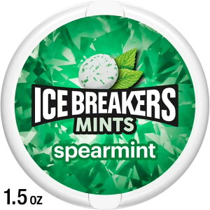yAJEH}[gizACXu[J[Y XyA~g VK[t[~g 43g Ice Breakers Spearmint Sugar Free Mints, Tin 1.5 oz y񂹏iz