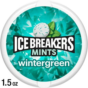 yAJEH}[gizACXu[J[Y EB^[O[ VK[t[~g 43g Ice Breakers Wintergreen Sugar Free Mints, Tin 1.5 oz y񂹏iz