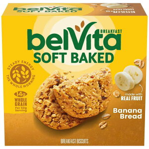 �x�����B�[�^ �\�t�g�x�C�N�h�u���b�N�t�@�X�g�o�[ �o�i�i�u���b�h 5�p�b�N belVita Soft Baked Breakfast Bars, Banana Bread, 5 Packs �y�����񂹏��i�z