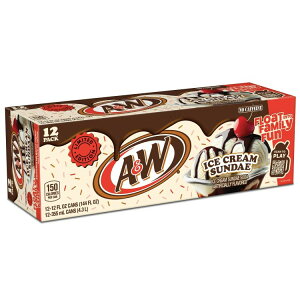 yAJEH}[gizA&W ACXN[Tf[\[_|bv 355ml 12ʃpbN A&W Ice Cream Sundae Soda Pop, 12 fl oz, 12 Pack Cans y񂹏izy킹Ĕz