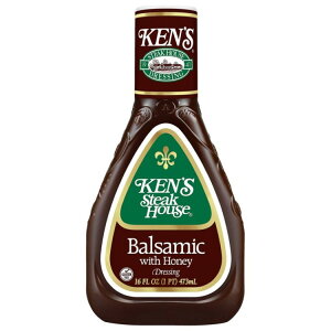 �P���Y�X�e�[�L�n�E�X �o���T�~�R �n�j�[���� �T���_�h���b�V���O 473ml Ken's Steak House Balsamic with Honey Salad Dressing 16 fl oz �y�����񂹏��i�z