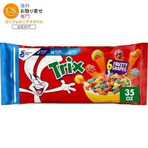 �g���b�N�X ���H�V���A�� �t���[�c�����R�[���p�t 980g �ĕ��\�o�b�O Trix Breakfast Cereal, Fruit Flavored Corn Puffs, 35 oz Resealable Bag �y�����񂹏��i�z