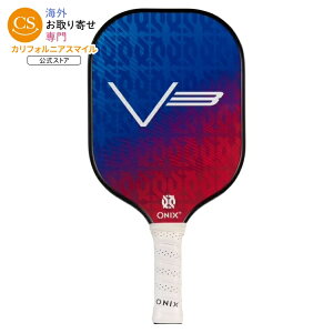 ONIX V3 �t�@�C�o�[�O���X �s�b�N���{�[���p�h�� �|���v���s�����R�A �S�N��E�S�X�L�����x���Ή� ��227g �u���[/���b�h ONIX V3 Fiberglass Pickleball Paddle, Polypropylene Core, 8 oz, Blue/Red �y�����񂹏�