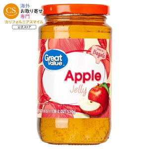 �O���[�g�o�����[ �[���[ �A�b�v�� 510g Great Value Jelly, Apple, 18 oz �y�����񂹏��i�z