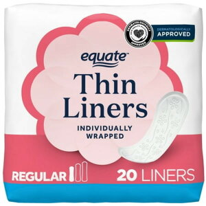 �G�N�G�[�g �V�� �p���e�B���C�i�[ ���M�����[ � ������ 20�� Equate Thin Panty Liners, Regular Length, Individually Wrapped, Unscented (20 Count) �y�����񂹏��i�z