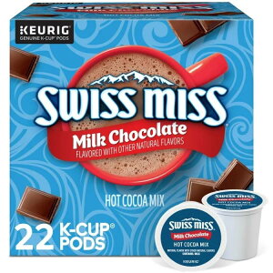 �X�C�X�~�X �~���N�`���R���[�g �z�b�g�R�R�A K�J�b�v 22���� Swiss Miss Milk Chocolate Hot Cocoa, K-Cup Pods, 22 Count �y�����񂹏��i�z