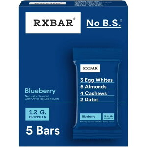 �A�[���G�b�N�X�o�[ �v���e�C���o�[ �u���[�x���[ 5�{�� RXBAR Protein Bars Gluten-Free, Blueberry, 5 Count �y�����񂹏��i�z