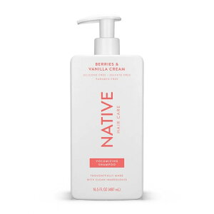 【アメリカウォルマート品】ネイティブ ストレングスニングシャンプー ベリー&バニラ 487ml Native Strengthening Shampoo, Berries and Vanilla 16.5 fl oz 【お取り寄せ商品】【合わせて買いたい】