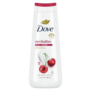 yAJEH}[giz_ {fBEHbV oC^CY `F[`A~NNU[ 567ml Dove Body Wash Moisturizing Revitalize Cherry & Chia Milk Cleanser, 20 oz y񂹏izy