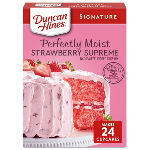 �_���J���n�C���Y �X�g���x���[�V���v���[�� �t���[�o�[�P�[�L�~�b�N�X 432g Duncan Hines Strawberry Supreme Flavored Cake Mix, 15.25 oz. �y�����񂹏��i�z