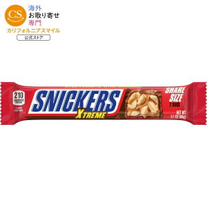 �X�j�b�J�[�Y �G�N�X�g���[�� �s�[�i�b�c���L�������� �`���R���[�g�o�[ 88g Snickers Xtreme Peanut and Caramel Chocolate Bars, Share Size- 3.1 oz �y�����񂹏��i�z